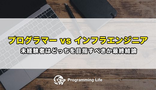 プログラマー vs インフラエンジニア。未経験者はどっちを目指すべきか最終結論