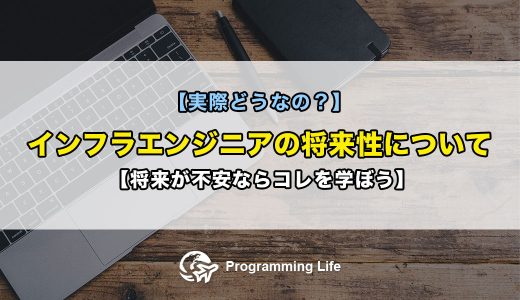 【実際どうなの？】インフラエンジニアの将来性について【将来が不安ならコレを学ぼう】