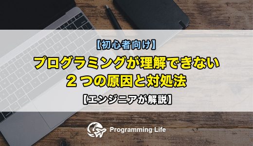 【初心者向け】プログラミングが理解できない2つの原因と対処法【エンジニアが解説】